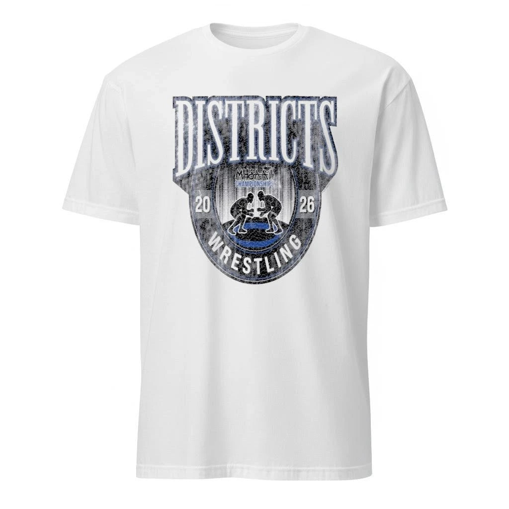 Wrestling Districts Championships 2026 Logo Shirt