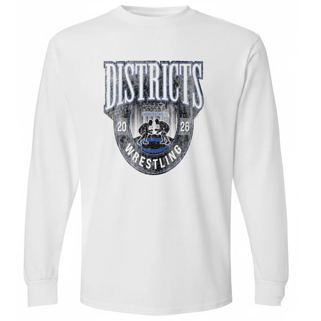 Wrestling Districts Championships 2026 Logo Shirt