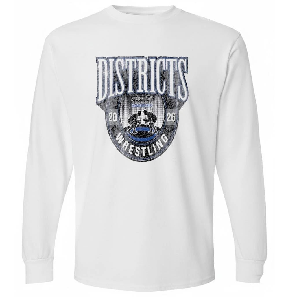 Wrestling Districts Championships 2026 Logo Shirt