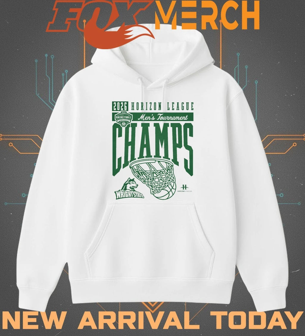 Wright State Raiders 2026 Horizon League Men’s Tournament Champions t-shirt