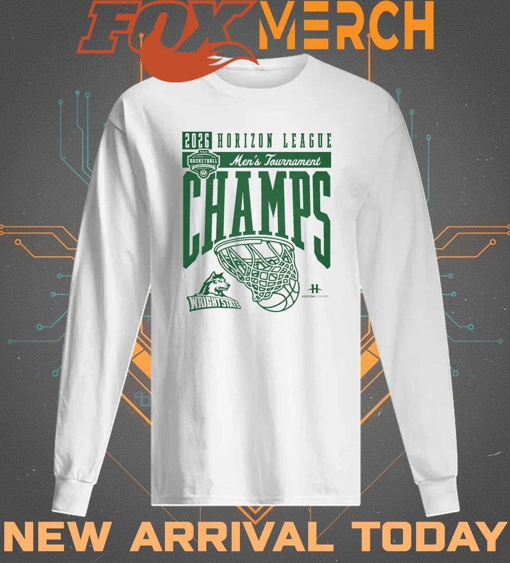 Wright State Raiders 2026 Horizon League Men’s Tournament Champions t-shirt