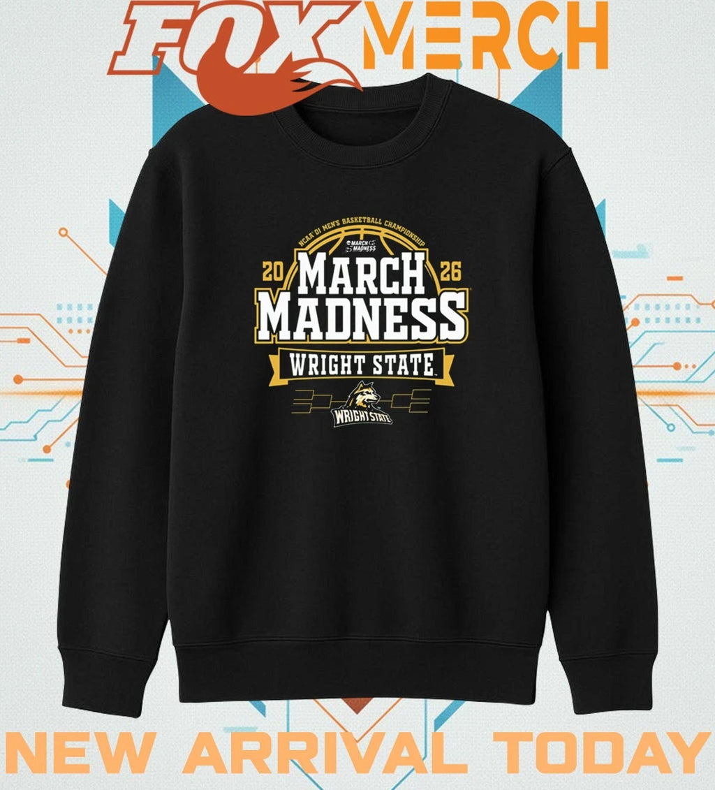 Wright State Raiders 2026 Men’s Basketball March Madness Bound t-shirt