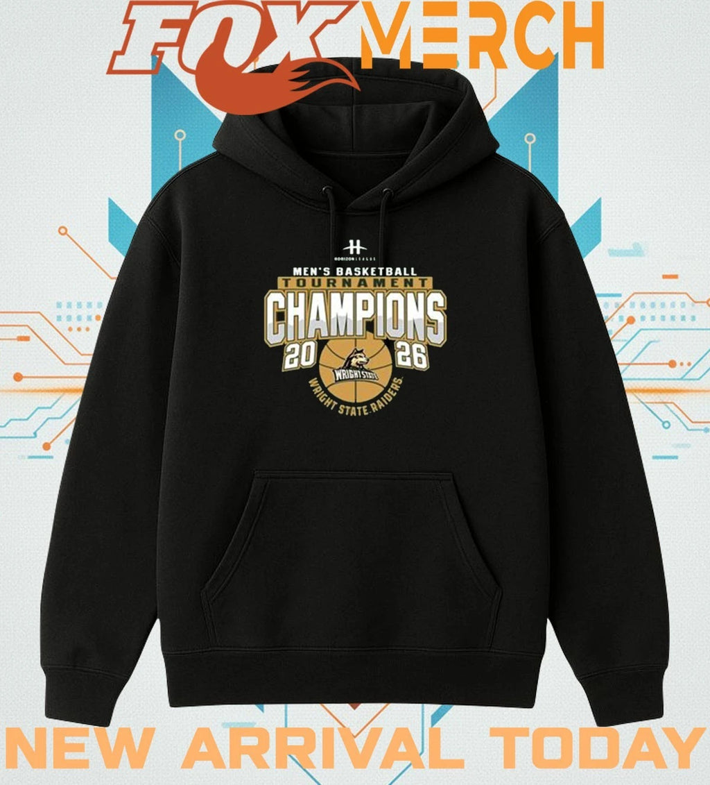 Wright State Raiders 2026 Men’s Basketball Tournament Champions t-shirt