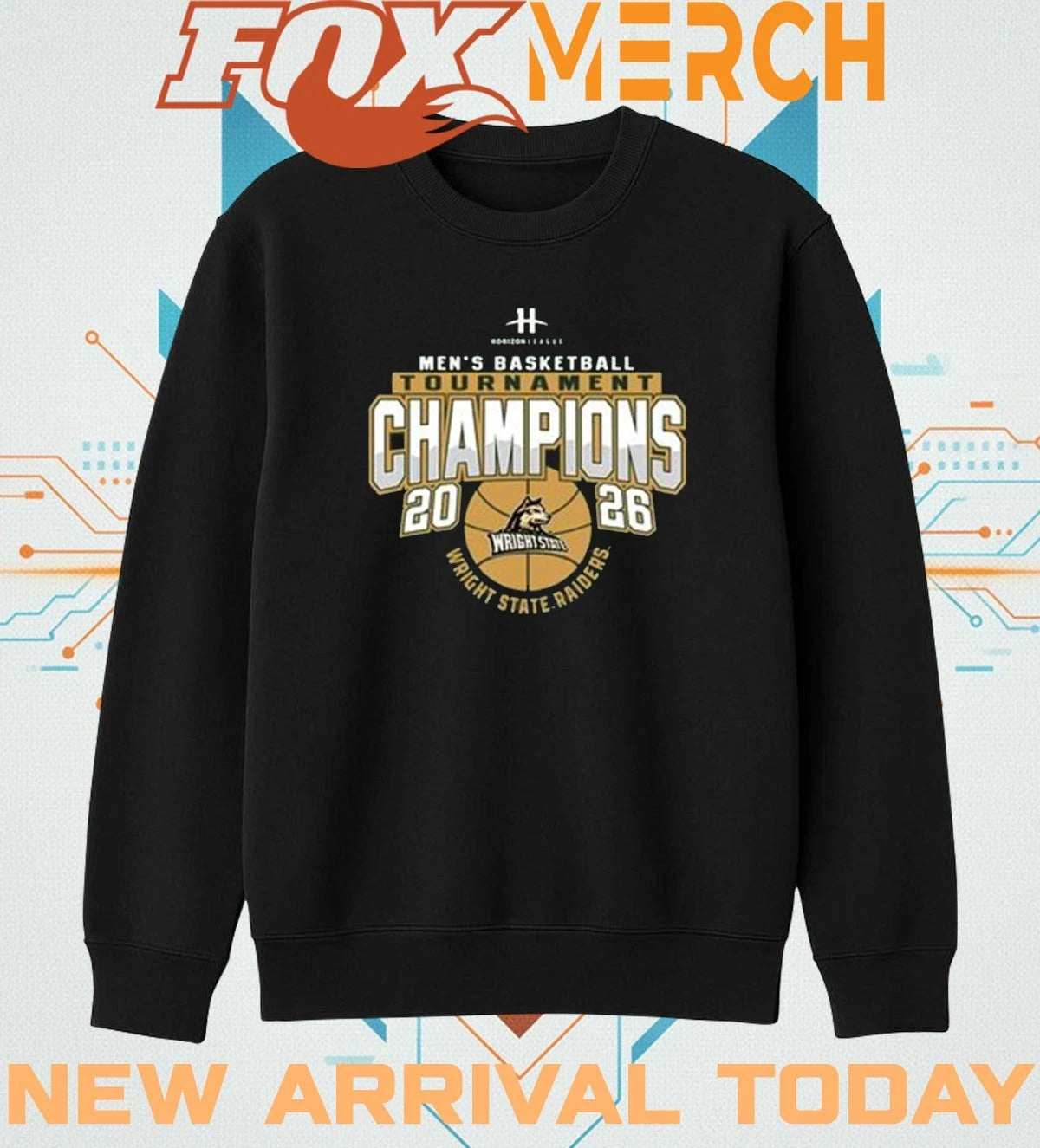 Wright State Raiders 2026 Men’s Basketball Tournament Champions t-shirt