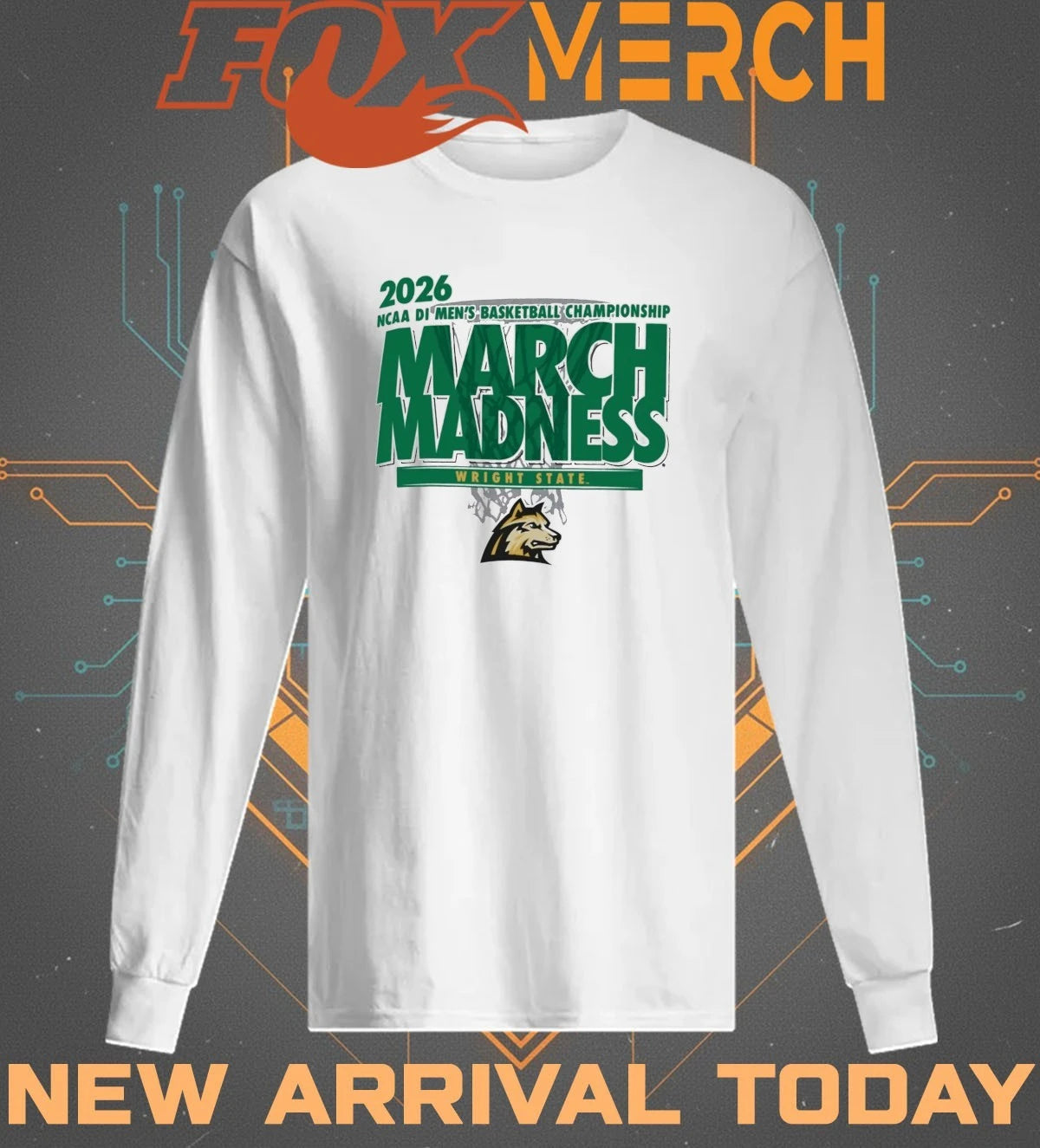Wright State Raiders 2026 NCAA DI Men’s Basketball Championship March Madness shirt