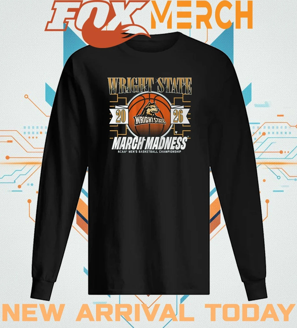 Wright State Raiders Men’s Basketball 2026 March Madness t-shirt
