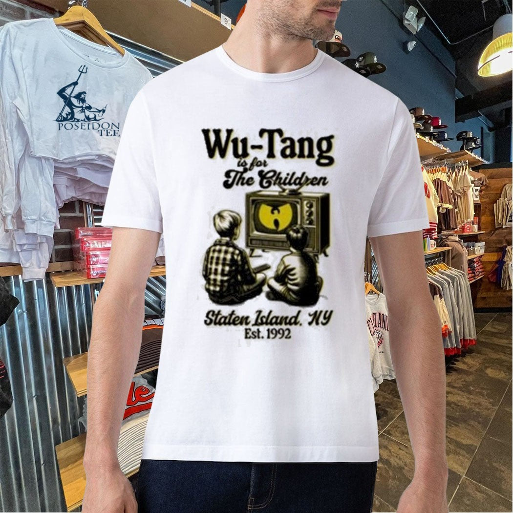 Wu-tang Clan Is For The Children Staten Island Ny Est 1992 T-shirt