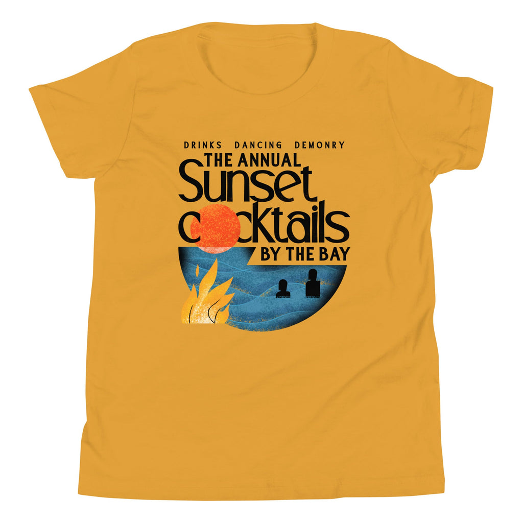 The Annual Sunset Cocktails By The Bay Kid's Youth Tee