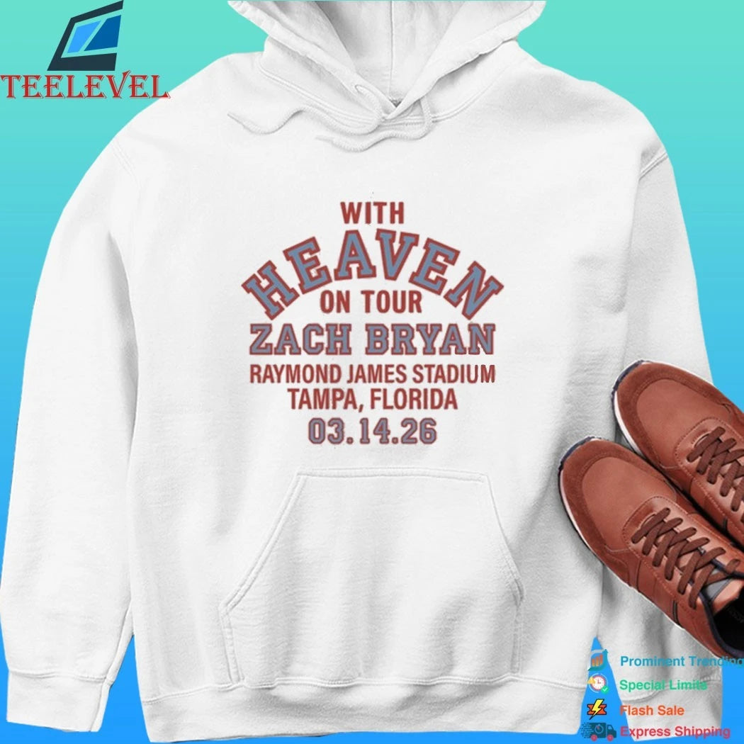 Zach Bryan With Heaven On Tour At The Raymond James Stadium In Tampa, Fl For Mar 14, 2026 Shirt