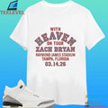Zach Bryan With Heaven On Tour At The Raymond James Stadium In Tampa, Fl For Mar 14, 2026 Shirt