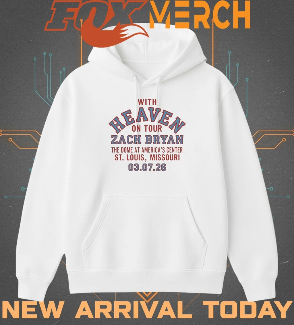 Zach Bryan With Heaven On Tour Mar 7 2026 St Louis t-shirt